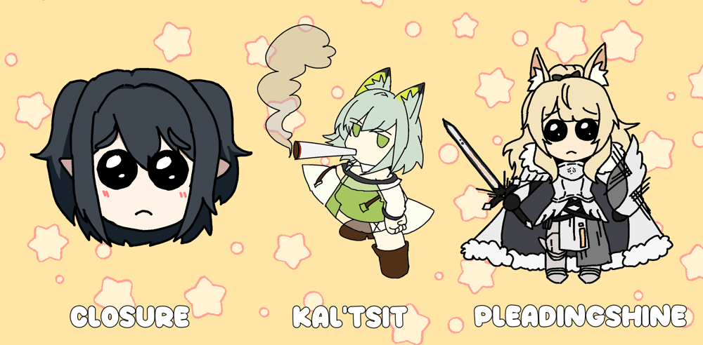 Image of Arknights Silly Charms
