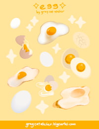Image 3 of Egg Sticker Sheet