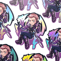 Image 2 of Final Fantasy XVI Dominants Holo Stickers