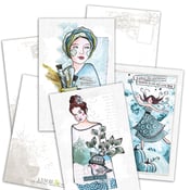 Image of Lot de 3 cartes "Demoiselles"
