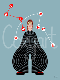 A4 Bowie print