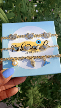 Image 1 of Gold Plated Bracelets 