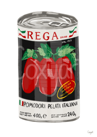 A4 Tinned Tomatoes print
