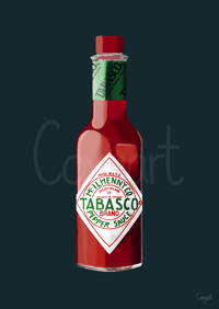 A4 Tabasco print