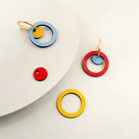 Image 1 of Pendientes Circle and hoops