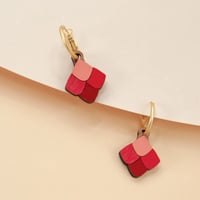 Image 1 of Pendientes  Gaudi Scales pink