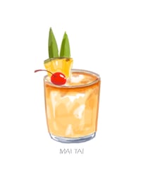 Image 1 of TIKI COCKTAIL — MAI TAI