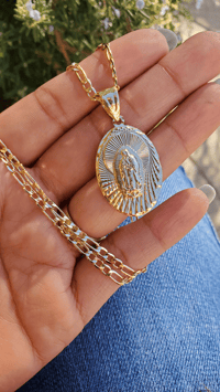 Image 2 of Oval Cut Religious Necklaces