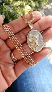 Image 4 of Oval Cut Religious Necklaces