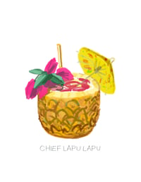Image 1 of TIKI COCKTAIL — CHIEF LAPU LAPU