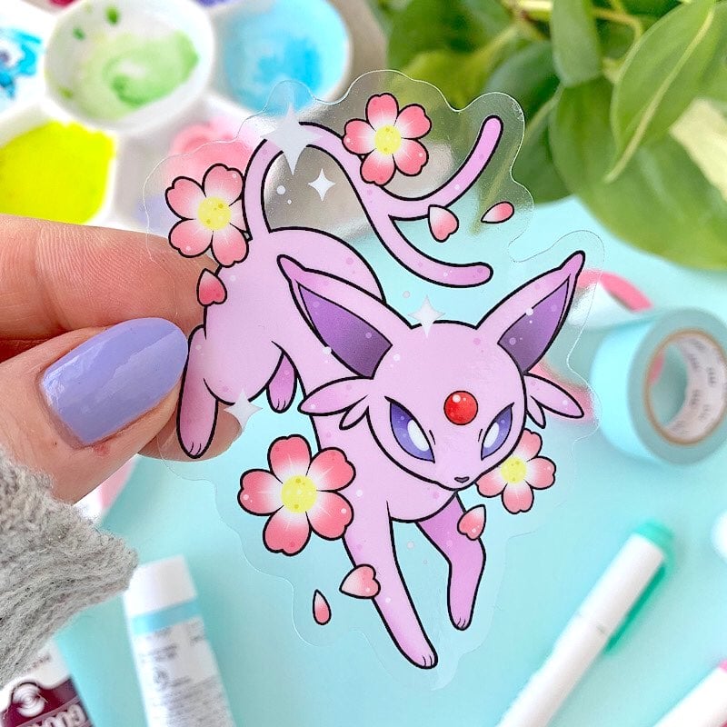 Image of CLEAR Psychic Cutie STICKER