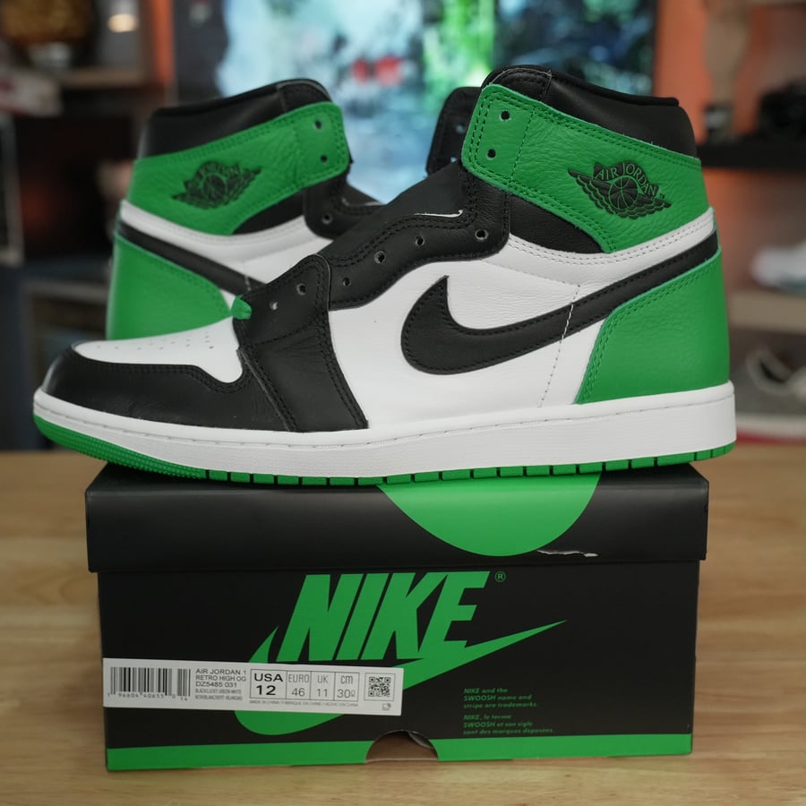 Image of Jordan 1 Retro High OG Lucky Green