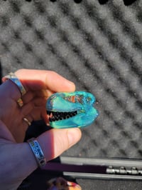 Image 3 of Sea slyme T-rex skull pendant. 