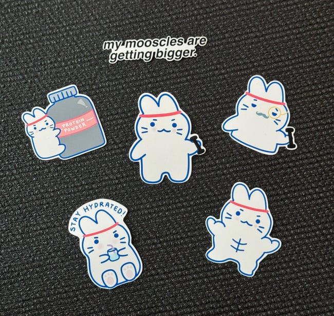 The Mooscles Bunny Six Pack