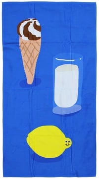 Cornetto Buttermilch Zitrone towel