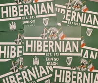 Image 3 of Hibernian, Hibs Erin Go Bragh A3 (420x297mm)(Chunky 250gsm) Full Print Poster.