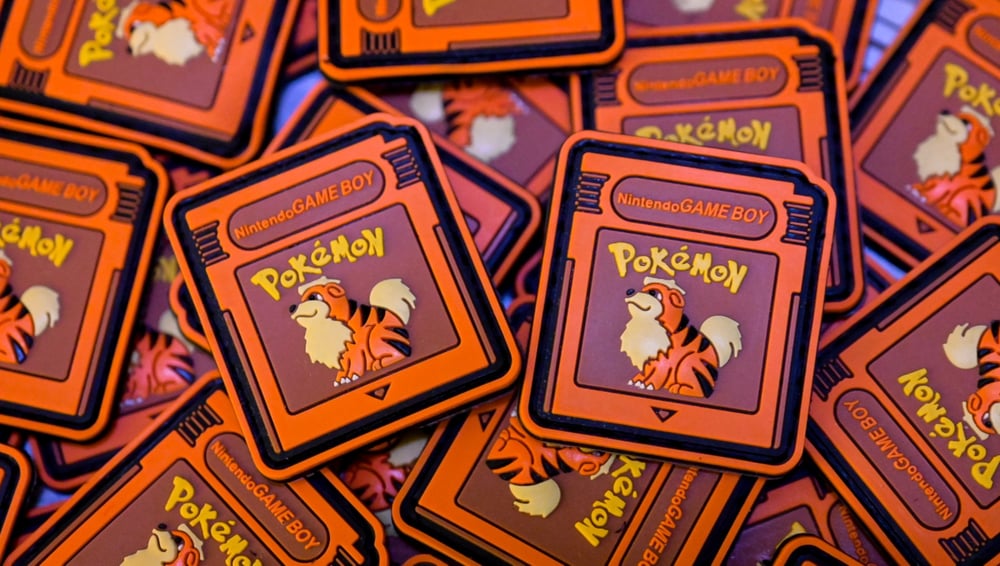 Image of POKEMON GB GROWLITHE PATCH SET