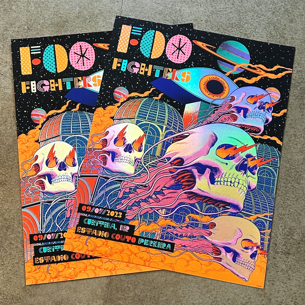 Image of Foo Fighters Curitiba Posters