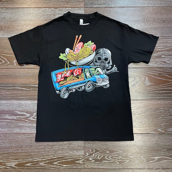 Image of Vader Ramen Truck Black Men's T-shirt 
