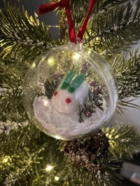 Image 1 of Snow Bunny Ornament