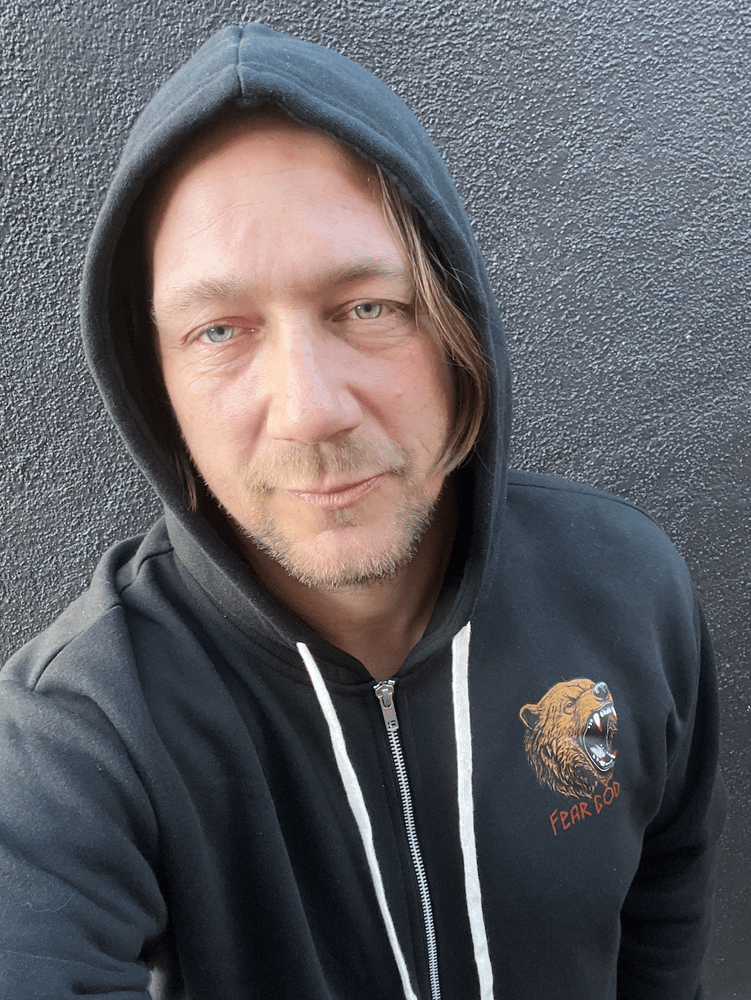 Image of "FEAR GOD" FOOLISHNESS PODCAST  Zipper Hoodie.
