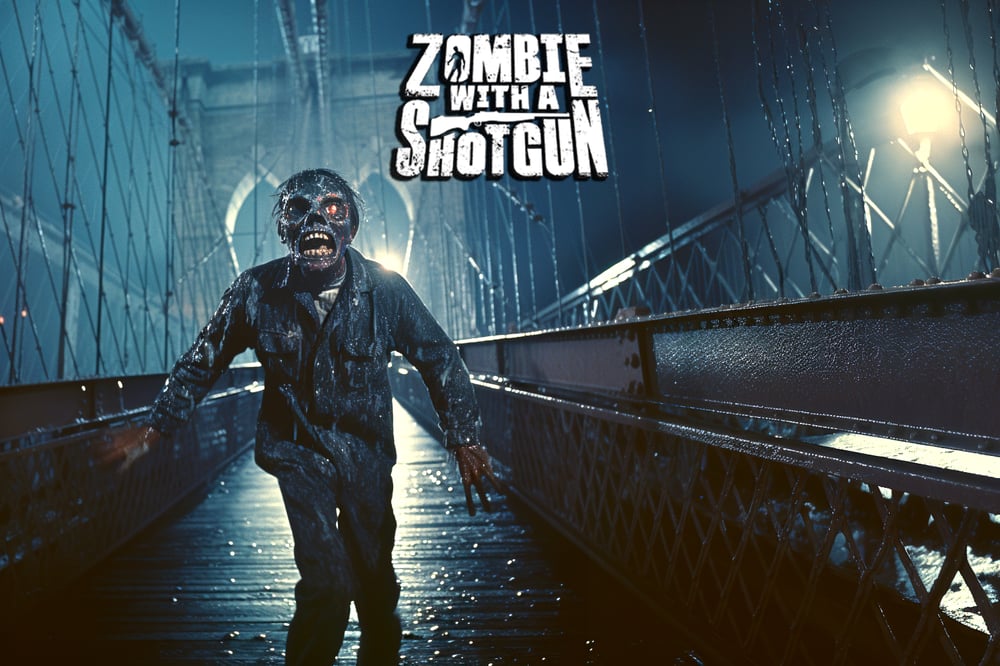 Image of Zombie with a Shotgun Bridge Attack #1