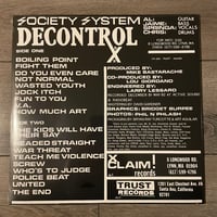Image 2 of SS Decontrol - The Kids Will Have Their Say Vinyl LP