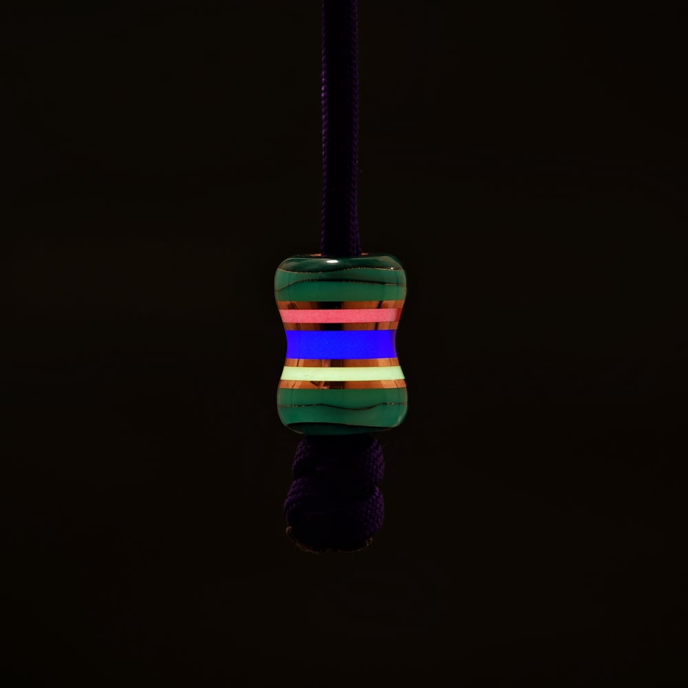 Uranium Puddle EDC lanyard beads (GLOW)