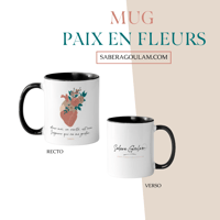 Mug Paix en fleurs