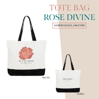 Tote bag Rose Divine