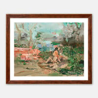 Image 1 of Cecily Brown - Figures in a Garden, Fine Art Giclee Print, Minimalist Abstract Poster