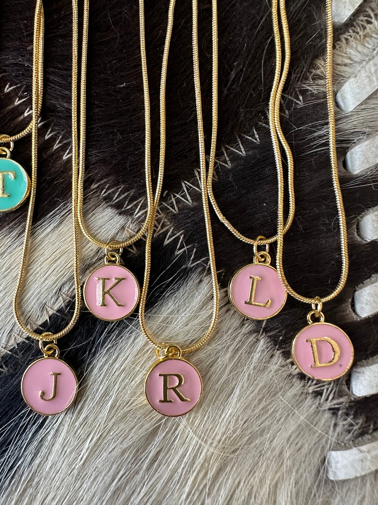 Image of Artic initial necklace