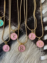 Image 2 of Artic initial necklace