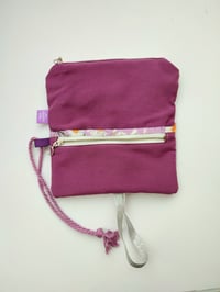 Image 3 of Maxi cartera MARGARITAS LILA