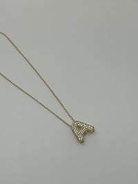 Image 2 of Bubble Initial Necklace