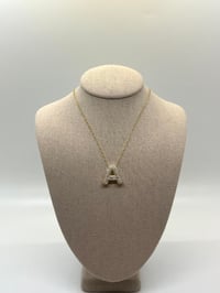 Image 4 of Bubble Initial Necklace