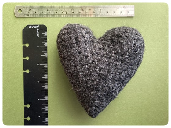 Image of Firm Wool Heart #8