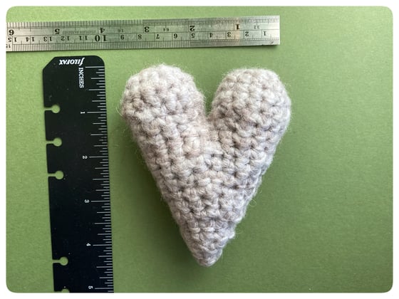 Image of Gift a Large Wool Heart #9 