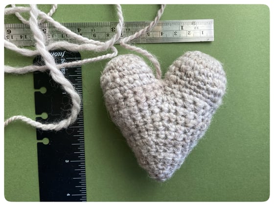 Image of Valentine Gift Large Wool Heart #10
