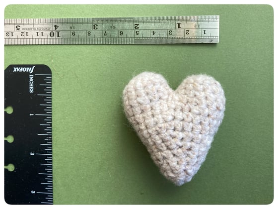 Image of Small Wooly Heart #12
