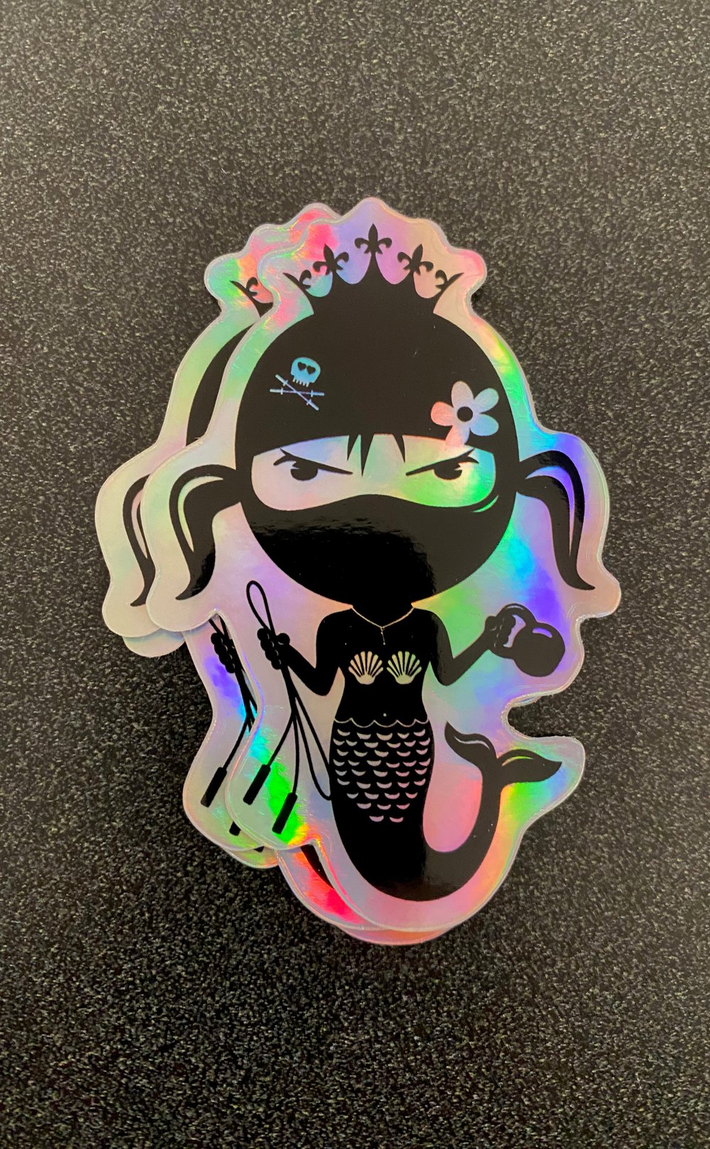 Image of New 3" Mermaid Holographic Sticker