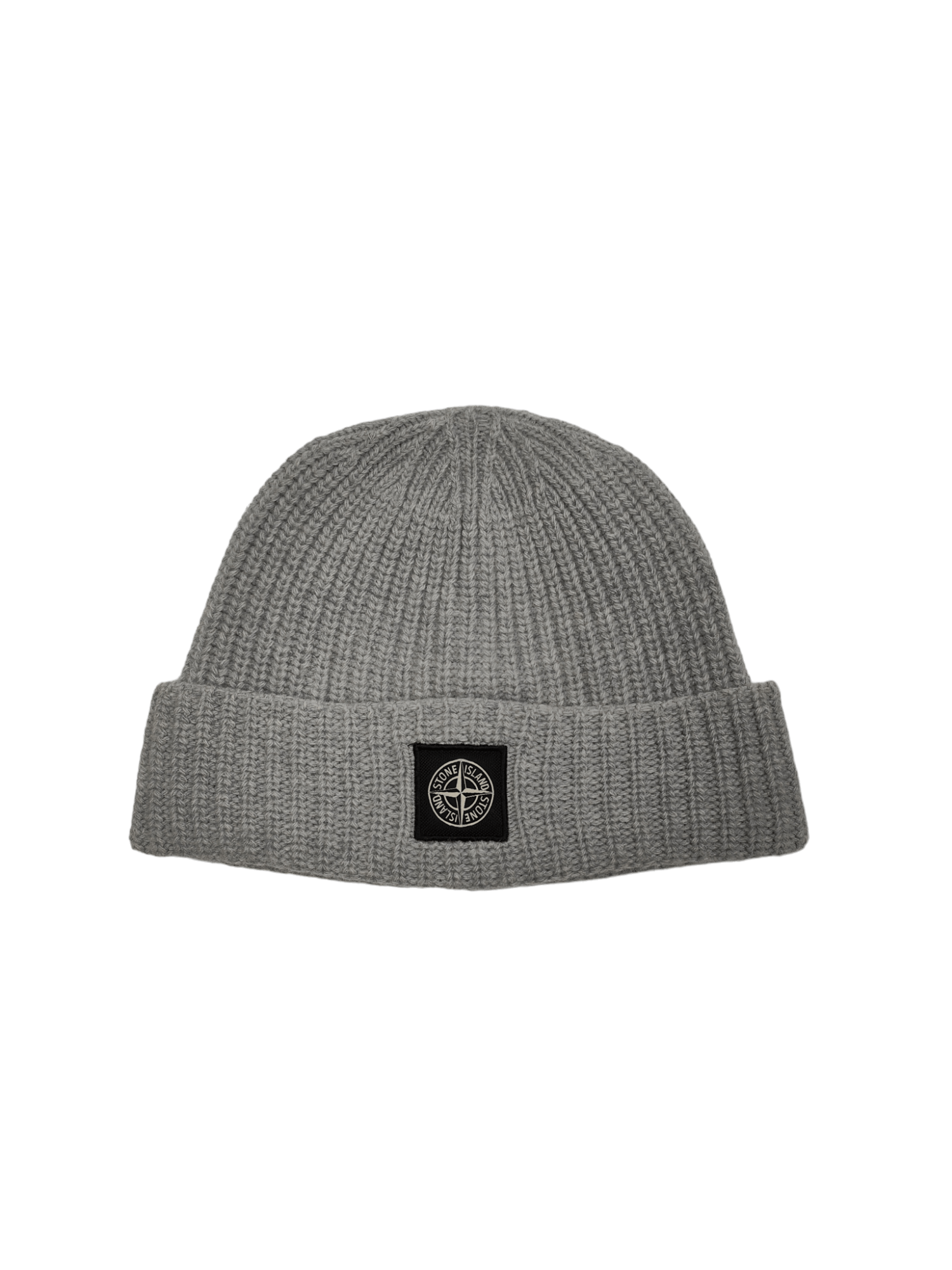 Stone Island Beanie grey One Size collective badge