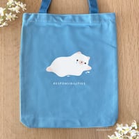 Image 1 of responsibilities tote bag