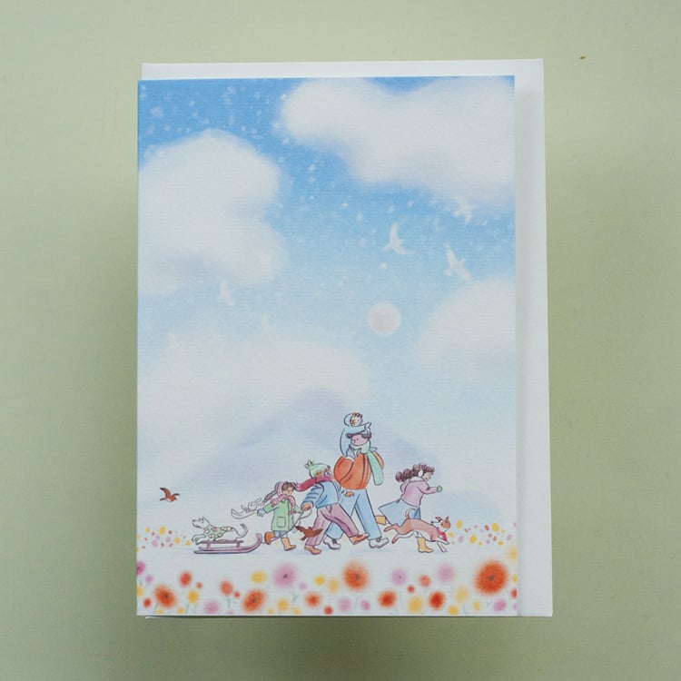 Image of Winter to Spring card