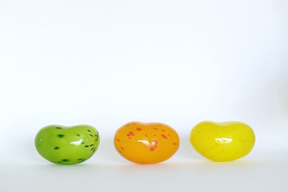 Image of Jelly Beans - solid glass