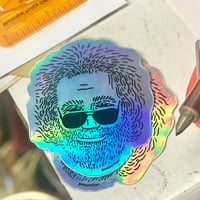 Image 2 of 3" Holographic Jerry Sticker