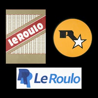 LE ROULO pirate logo stickers