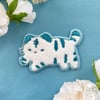 white tiger patch (chenille)