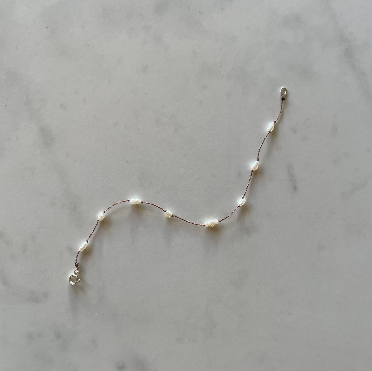 Image of river bracelet - pearl 
