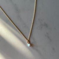 Image 1 of ilans necklace - fire opal